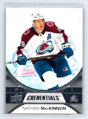 Nathan MacKinnon 2021-22 Upper Deck Credentials Colorado Avalanche #4 - Image 1 of 2