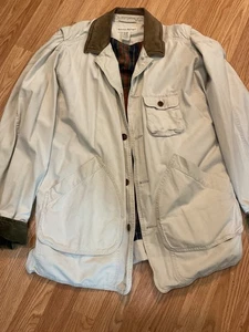 Banana Republic Jacke Herren Gr. M Lederkragen 5 Taschen 50" Brustumfang & 31" Länge - Bild 1 von 11