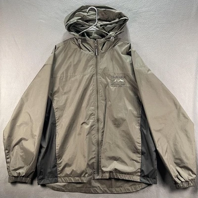 Kenpo Glacier National Park Jacket Mens 2XL Hooded Windbreaker Coat Outdoors - Image 1 of 4