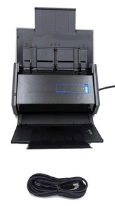 Fujitsu ScanSnap iX500 Color Duplex Pass-Through Scanner w/ Adapter & USB Cable - Picture 1 of 18