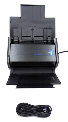 Fujitsu ScanSnap iX500 Color Duplex Pass-Through Scanner w/ Adapter & USB Cable - Image 1 of 4