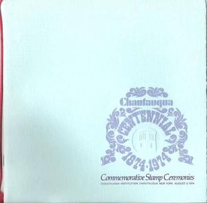#1505-C1 Primer Día Ceremonia Programa 10c Chautauqua Sello con FDC - Imagen 1 de 2