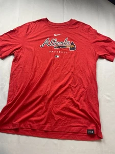 Atlanta Braves Baseball Nike Team Shirt Herren Gr. XL Rot Kurzarm Rundhals - Bild 1 von 6