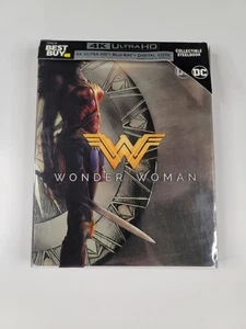 Wonder Woman: Steelbook Limited Edition Best Buy Ex. (4K UHD & Blu-ray) VG Read - Picture 1 of 24
