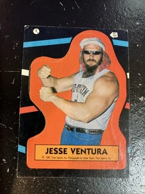Jesse Ventura 1985 WWE Topps  WWF Wrestling Sticker #4 - Image 1 of 2