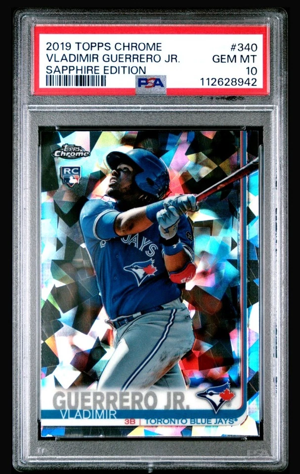 2019 Topps Chrome Sapphire Edition - Vladimir Guerrero Jr. #340 (RC) - Image 1 of 2