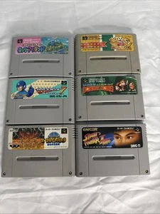 Super Famicom Game Lot!! Yoshi, Mega Man, Kirby, Donkey Kong And More - Picture 1 of 1