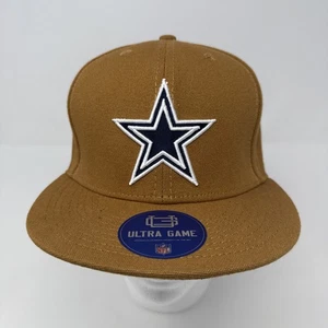 Cappello Dallas Cowboys stile Carhartt snapback ultra gioco marrone nuovo con etichetta berretto regolabile - Foto 1 di 8