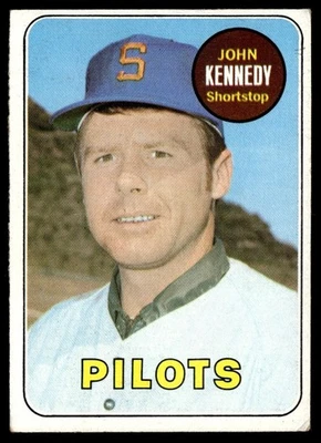 1969 Topps John Kennedy -- Seattle Pilots #631 - Image 1 of 2