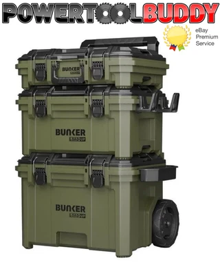 Draper Bunker 31644 Load-Up Stacking Toolbox System on Wheels 9 Piece - Image 1 of 4