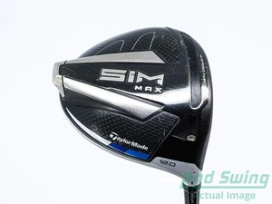 TaylorMade SIM MAX Driver 12° Graphite Senior Right 45.0in - Picture 1 of 8