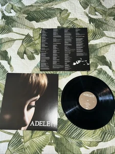 VINYL LP ALBUM Adele 19 VG++ Lyrics - Foto 1 di 6