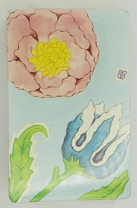 Vintage Sealed Deck  Arrco Duratone Playing Cards Stylized Flowers - Picture 1 of 6
