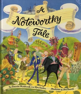 A NOTEWORTHY TALE, TEACHES MUSICAL SCALE IN A FUN WAY, HARDCOVER, DJ, 1997 - Picture 1 of 11