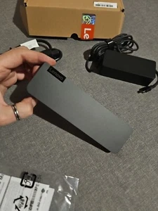 Lenovo USB-C Mini Dock type 40AU + caricatore usb-c - Foto 1 di 7