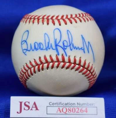 Brooks Robinson JSA COA American League Signed Baseball Autographed - Image 1 of 2