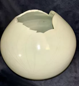 Hamamoto Northwest Studio gravierte Porzellanvase 8"" signiert - Bild 1 von 22