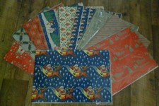 VINTAGE CHRISTMAS WRAPPING PAPER 30 SHEETS