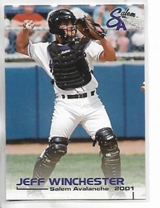 2001 Grandstand Salem Avalanche Jeff Winchester Card - Picture 1 of 1