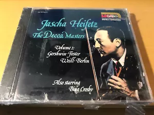 Jascha Heifetz "The Decca Masters volume 2 cd SEALED BMG Music Club version - Picture 1 of 2