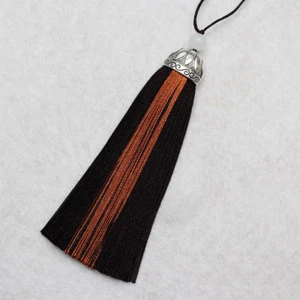 10cm Double Color Jade Bead Tassel Trim Craft Jewelry Making DIY Pendant - Picture 1 of 26