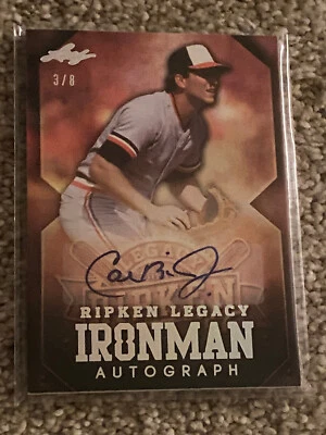 CAL RIPKEN Jr. 2014 LEAF IRONMAN LEGACY #20 AUTO AUTOGRAPH Only 1 on eBay   3/8 - Image 1 of 2