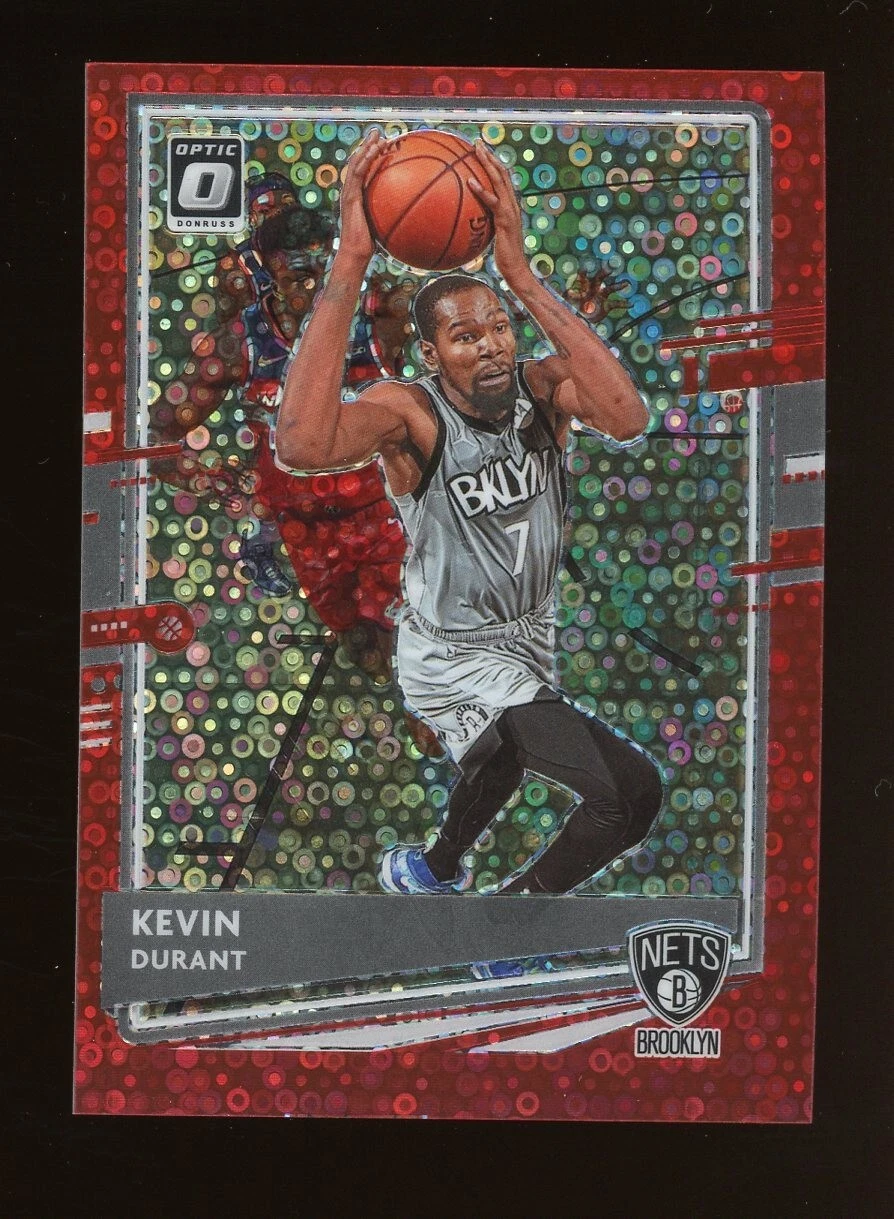 2020-21 Donruss Optic Fast Break Red Prizm #136 Kevin Durant Nets 57/85