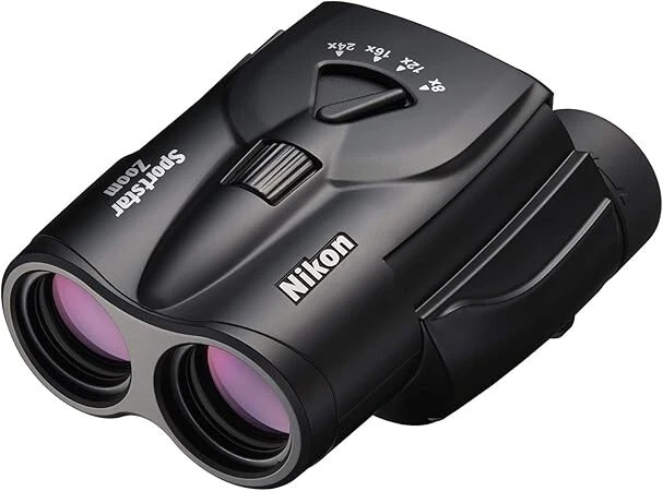 Nikon BAA870WA Sportstar Zoom SPZ8-24 x 25 BK Black Zoom Binoculars new F/S - Image 1 of 1