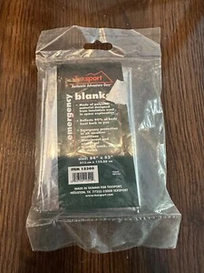 (1) NEU VERSIEGELT Texsport Notfalldecke 84" x 52" Camping Wandern ÜBERLEBENSTUCH - Bild 1 von 2