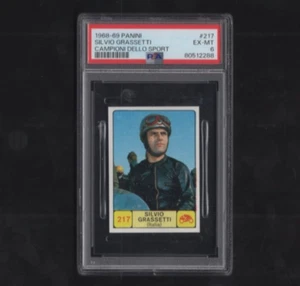 1968-69 Panini Campioni Dello Sport No 217 Silvio Grassetti PSA 6 - Bild 1 von 2