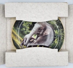 W.S. George China Plate - "The Asian Elephant" - New in original box - Picture 1 of 3