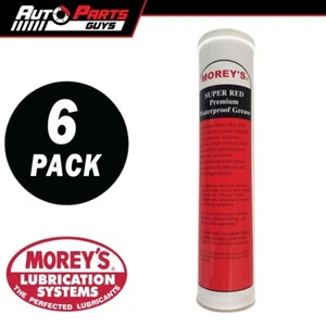 Morey's Super Red EP-MP2 Waterproof Grease Cartridge - 400g 6 PACK BULK BUY - Picture 1 of 1