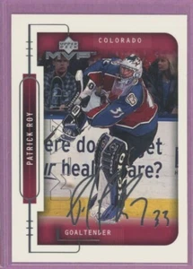 1999 99-00 UD MVP SILVER SCRIPT PARALLEL AVALANCHE PATRICK ROY #55 - Picture 1 of 1