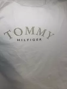 Tommy Hilfiger Shirt weiß 3X 24:26 Gold Verzierungen Plus XXXL Neu $ 59 3XL - Bild 1 von 15
