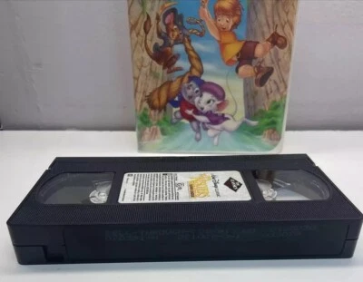 The Rescuers Down Under VHS Video Tape Black Diamond White Paper Label Rare! HTF - Image 1 of 4