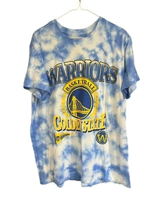 Golden State Warriors Mens XL Blue Graphic Tee-Shirt NBA Properties LLC Sky Blue - Picture 1 of 4