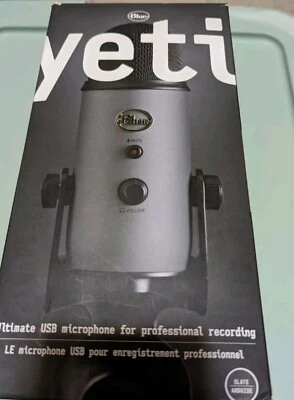 Blue Yeti USB Microphone for Recording Streaming Gaming Podcasting ，Color Slate - Image 1 of 4