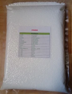 ca. 1 kg Stearin Kerzenwachs Kristallwachs Seifengrundstoff - Bild 1 von 3