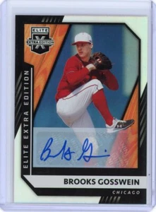 2021 Elite Extra Edition Brooks Gosswein Prospect Autograph Chicago White Sox - Picture 1 of 2