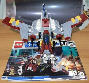Lego Star Wars 8019 Republic Attack Shuttle 100% Complet Mace Windu Jedi Minifig - Bild 1 von 14