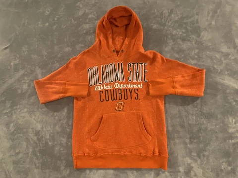 Oklahoma State University Cowboys Sweatshirt/Hoodie Womens M Orange NCAA Sports Cover