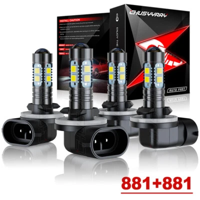 Kit de lâmpadas para Polaris ACE 570 2016-2018 4X LED 135W branco 6000K 1200LM - Imagem 1 de 4