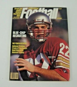 1984 STREET & SMITH COLLEGE FOOTBALL YEARBOOK- Cover Doug Flutie-Boston College - Picture 1 of 9