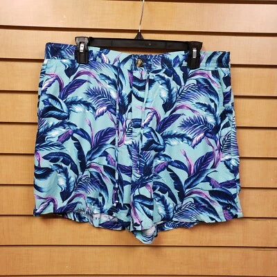 Шорты с тропическим принтом Carribean Joe комфортные эластичные защита UPF размер XL новые - Изображение 1 из 4
