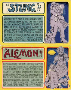 JUEGO DE 2 POSTALES CÓMICS VINTAGE SERIE ARGOT PICADO Y LIMÓN 1908 021524 T - Imagen 1 de 5