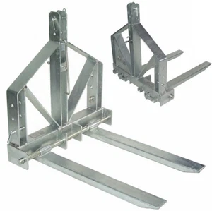 Traktor Palettengabel 700kg Kat 1 Dreipunkt-Heck Gabelzinken Staplergabel 56134 - Bild 1 von 5