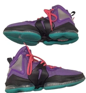 Nike Lebron XIX 19 "DJ Bron" Basketball Shoes CZ0203 500 Wild Berry Size 10 Read - Picture 1 of 14