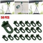 Plastic Clips for Greenhouse Support Hooks for Baskets and Plant Pots 50pcs
