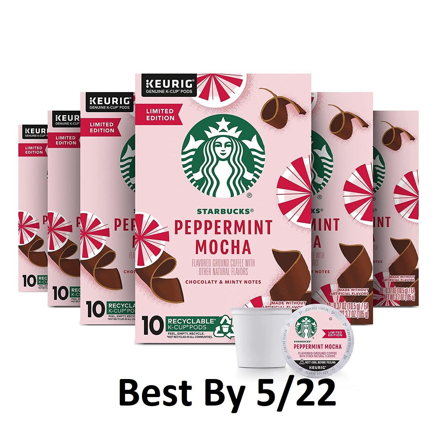 STARBUCKS Peppermint Mocha Coffee K 
