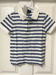 New Polo Ralph Lauren Classic Mesh Short Sleeve Boy's Top Polo Shirt Sz 6 NWT - Picture 1 of 2